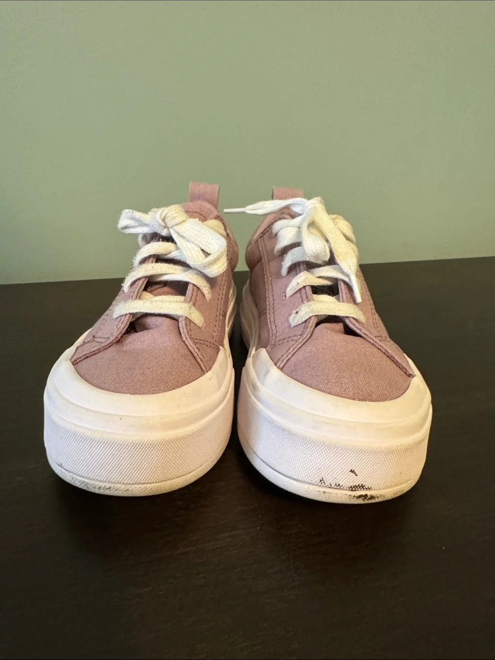 Converse Kids Pink Platform Sneakers